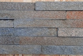 Монтаж плитки из натурального природного камня: серицит кварцит, златолит уральский и таганайский